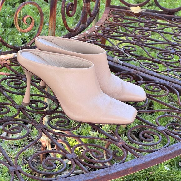 Studio Amelia - Leather Mules - Tan - Size 5 - Euro Size 36 - Made in Spain - Picture 13 of 14